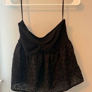 SHEIN Black Lace Camisole Top